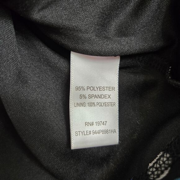 Counterparts Vtg Y2K Twee Polka Dot Drape Cowl Neck Semi-Sheer Artsy Mesh Top S - Picture 8 of 11